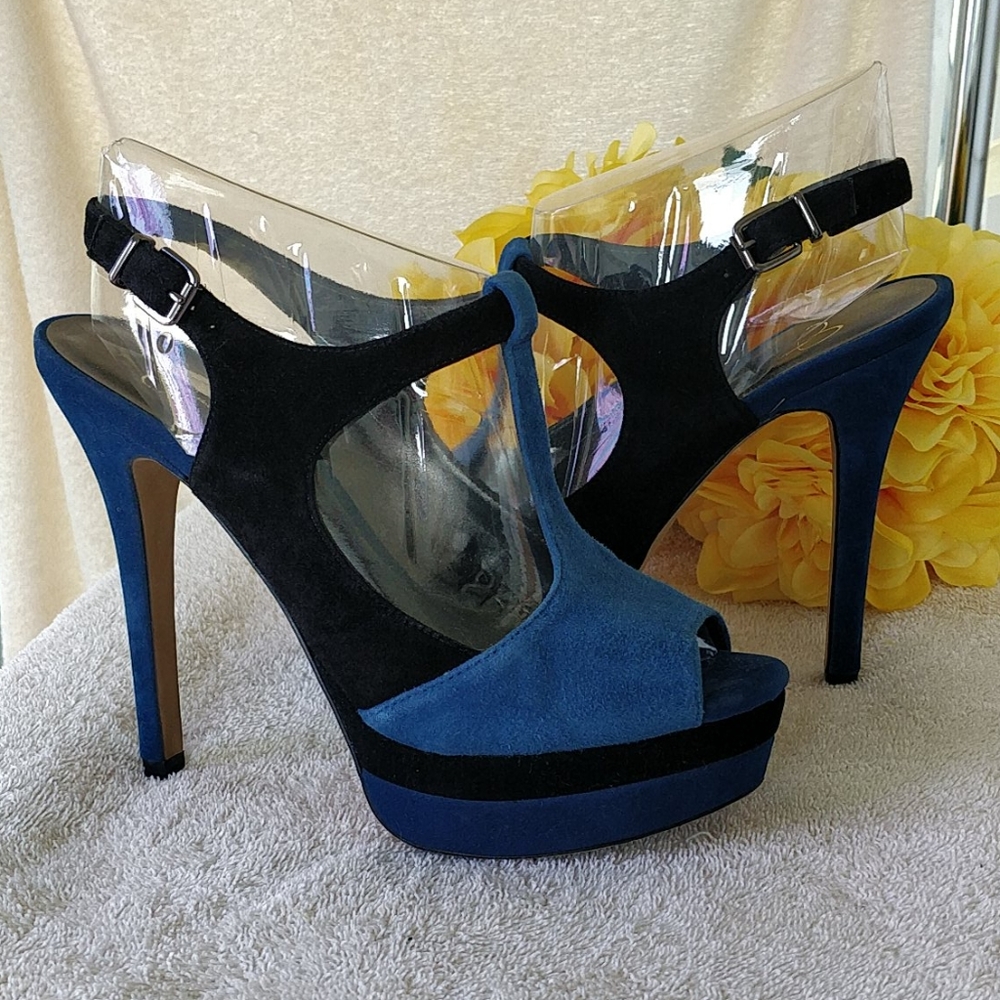 Jessica Simpson Faux Suede Platform Sandals